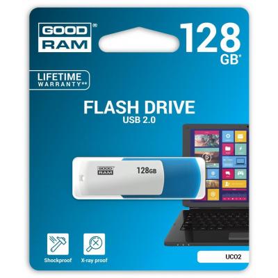 USB флеш накопичувач Goodram 128GB UCO2 Colour Mix USB 2.0 (UCO2-1280MXR11) - зображення 3
