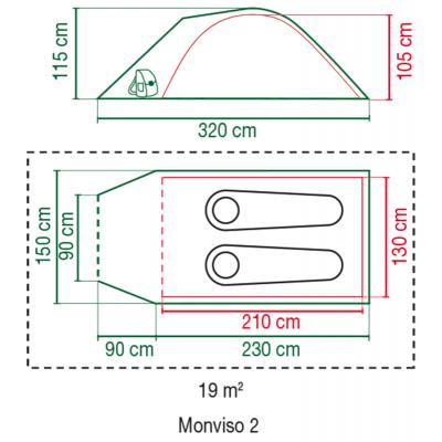 Намет Coleman Monviso 2 (2000014589) - зображення 3