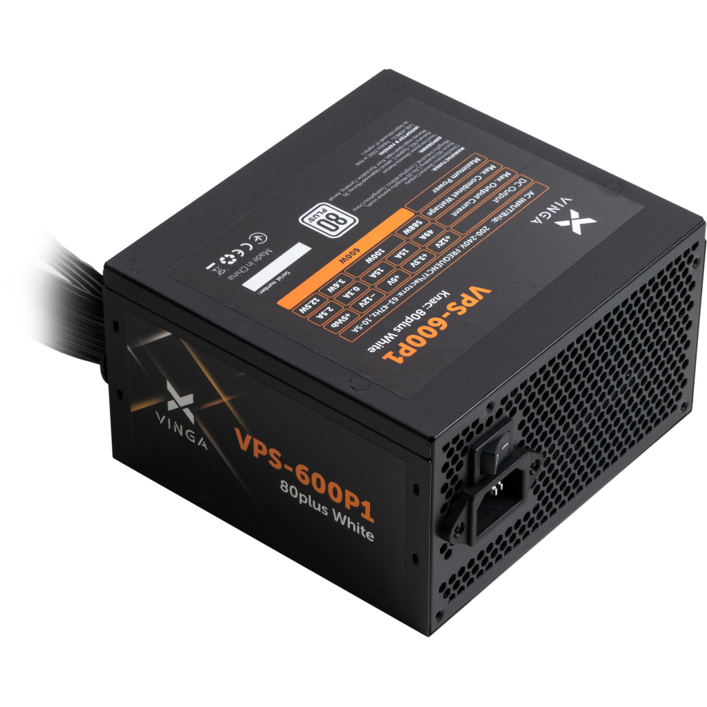 Блок живлення Vinga 600W (VPS-600P1) - зображення 3