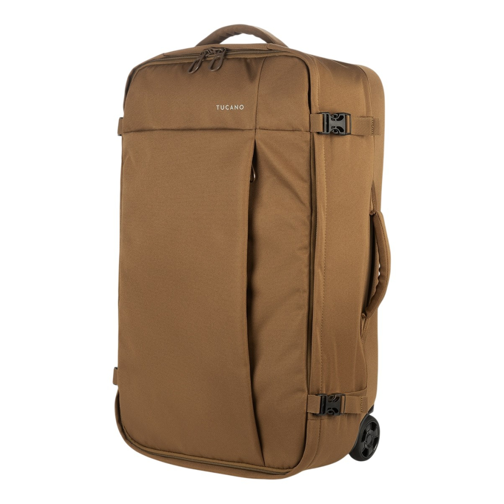 Дорожня сумка Tucano Tugo Trolley на 2-х колесах M 45 л коричнева (BTRTUG-M-MC) - зображення 1