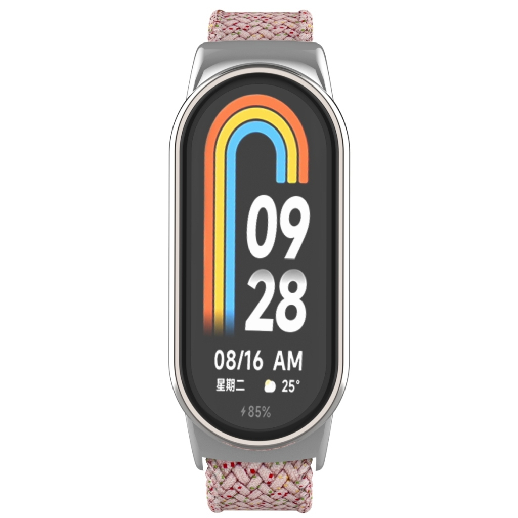 Ремінець до фітнес браслета Armorstandart Braided Solo Loop для Xiaomi Smart Band 10/9/8 Starlight Pink (ARM86885) - зображення 2