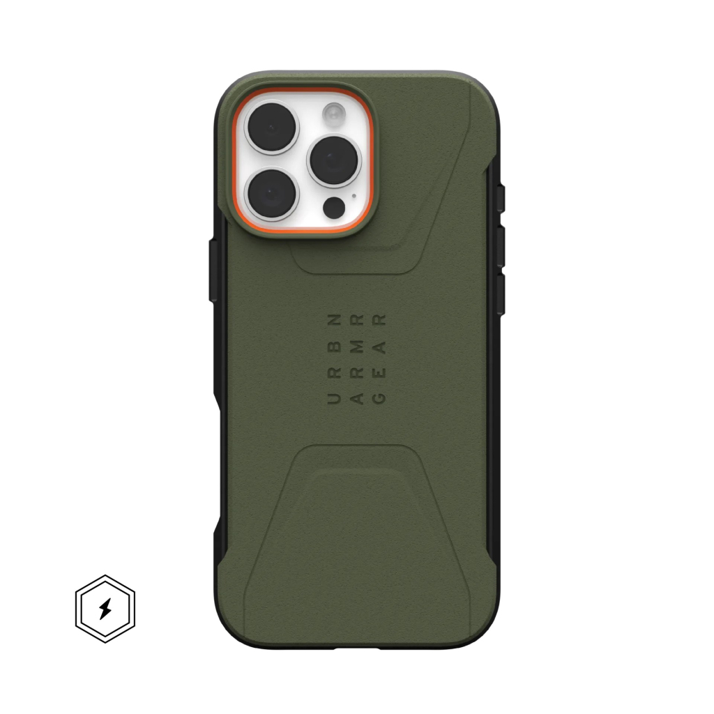 Чохол до мобільного телефона UAG iPhone 16 Pro Max Civilian Magsafe Olive Drab (114445117272) - зображення 1
