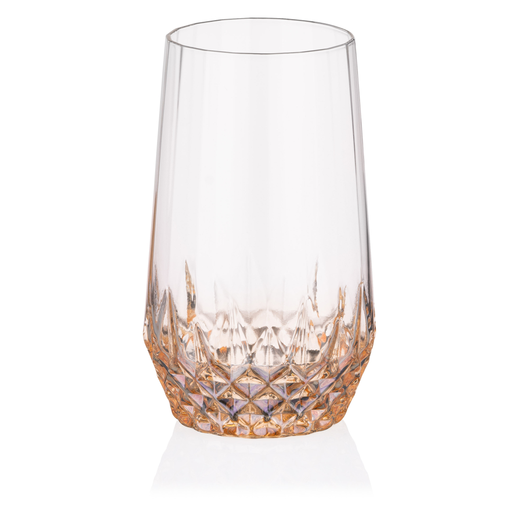 Набір склянок Ardesto Black Mars Favola 460мл, 2шт, скло, прозоро-золотистий (AR2646GL) - изображение 3