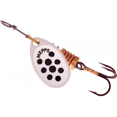 Блешня Mepps Aglia Decorees silver/black dots 3.5гр №1 (30124 001) - зображення 1