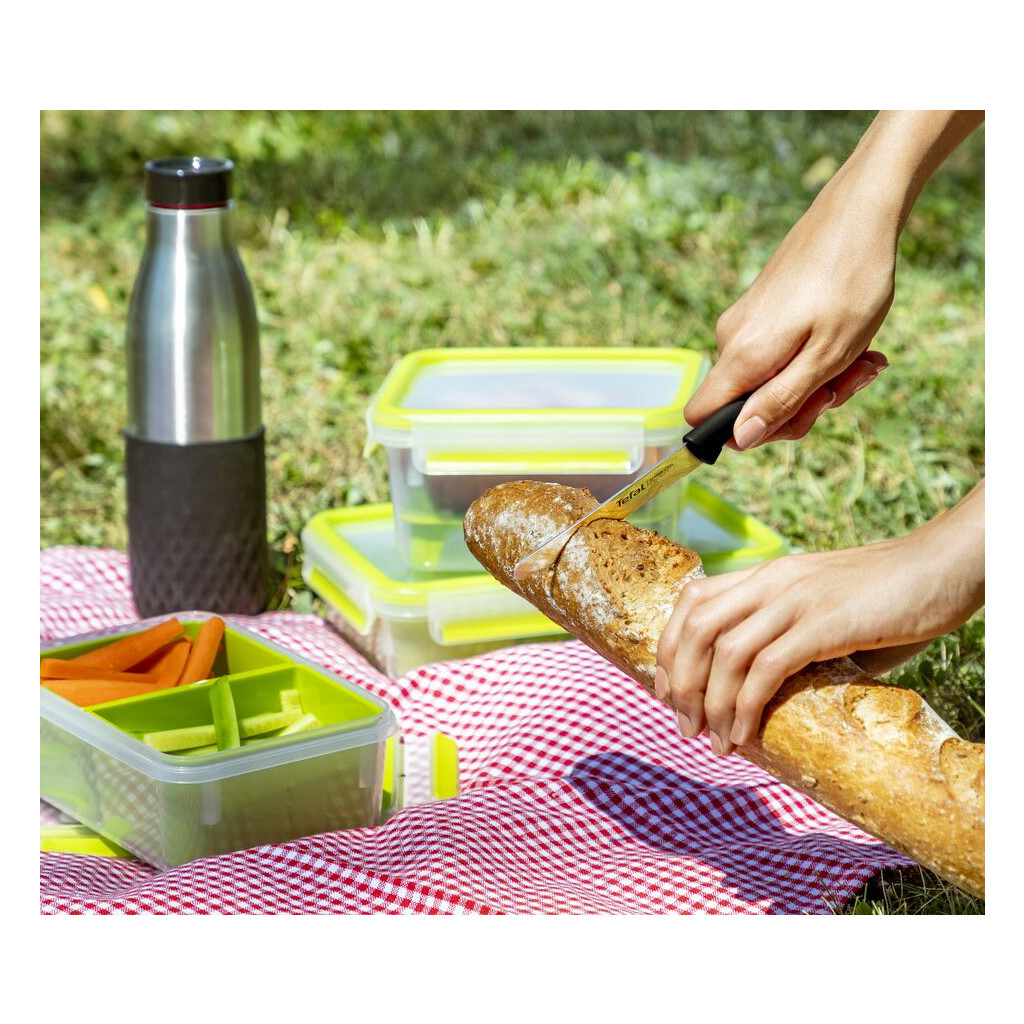 Кухонний ніж Tefal ColorFood зубчастий 10 см Чорний (K2731304) - зображення 10