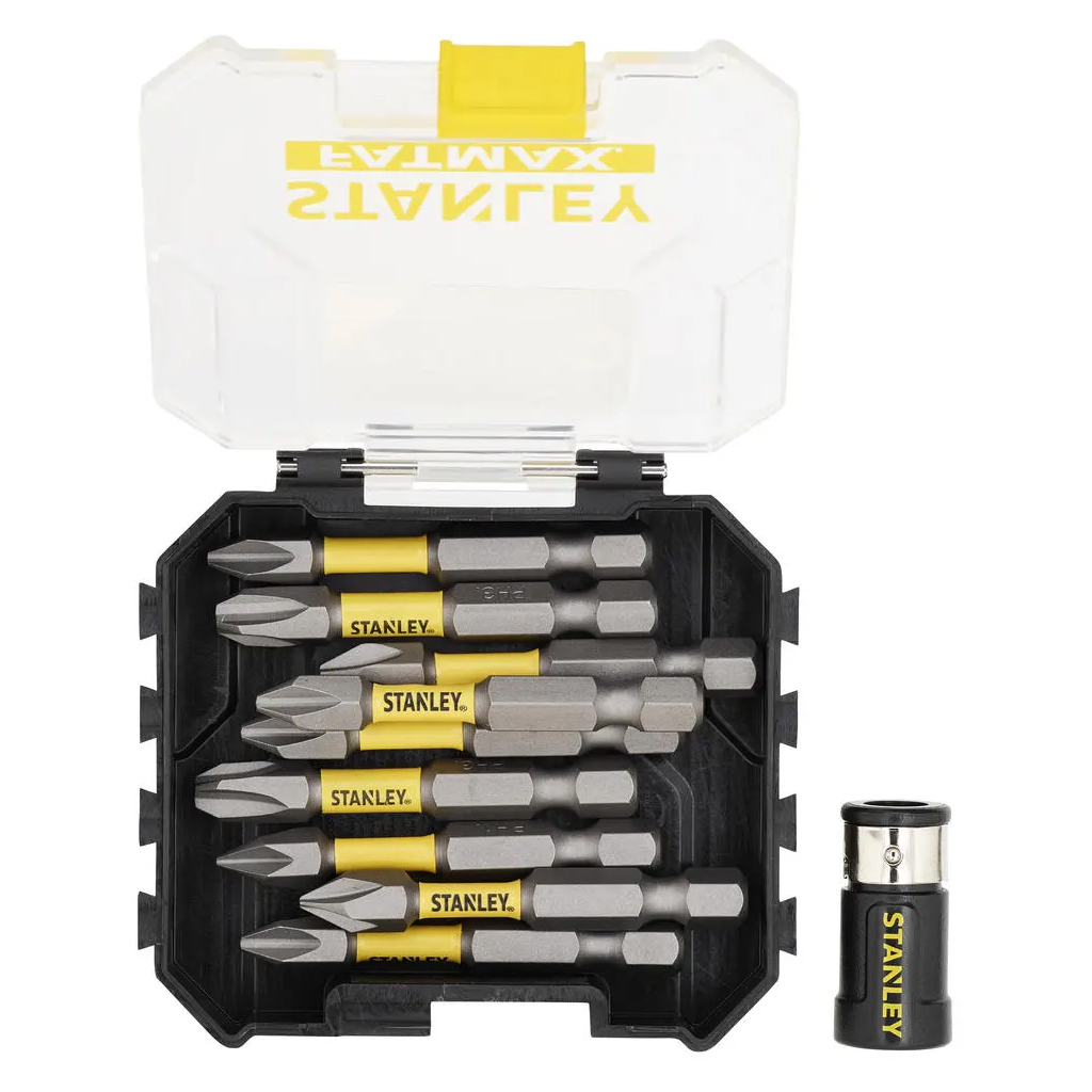 Набір біт Stanley FatMax, Phillips, Ph1, Ph2, Ph3, L 50 мм, 10 шт, кейс (STA88564) - зображення 2