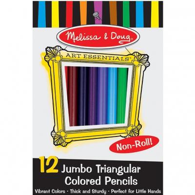Олівці кольорові Melissa&Doug Цветные карандаши 12 цветов (MD4119) - зображення 1