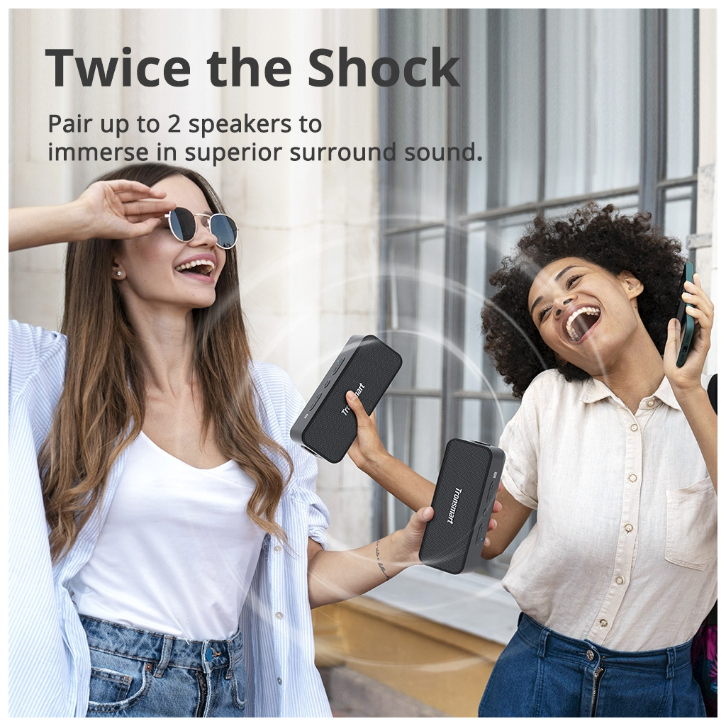 Акустична система Tronsmart T2 Plus Upgraded Black (1019754) - зображення 6