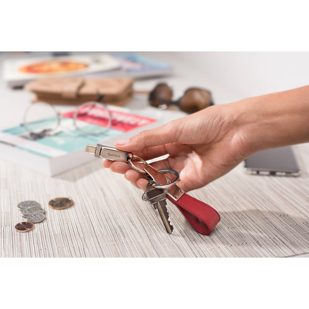 USB флеш накопичувач SanDisk 64GB Dual Drive Luxe USB 3.1 + Type-C (SDDDC4-064G-G46) - picture 7