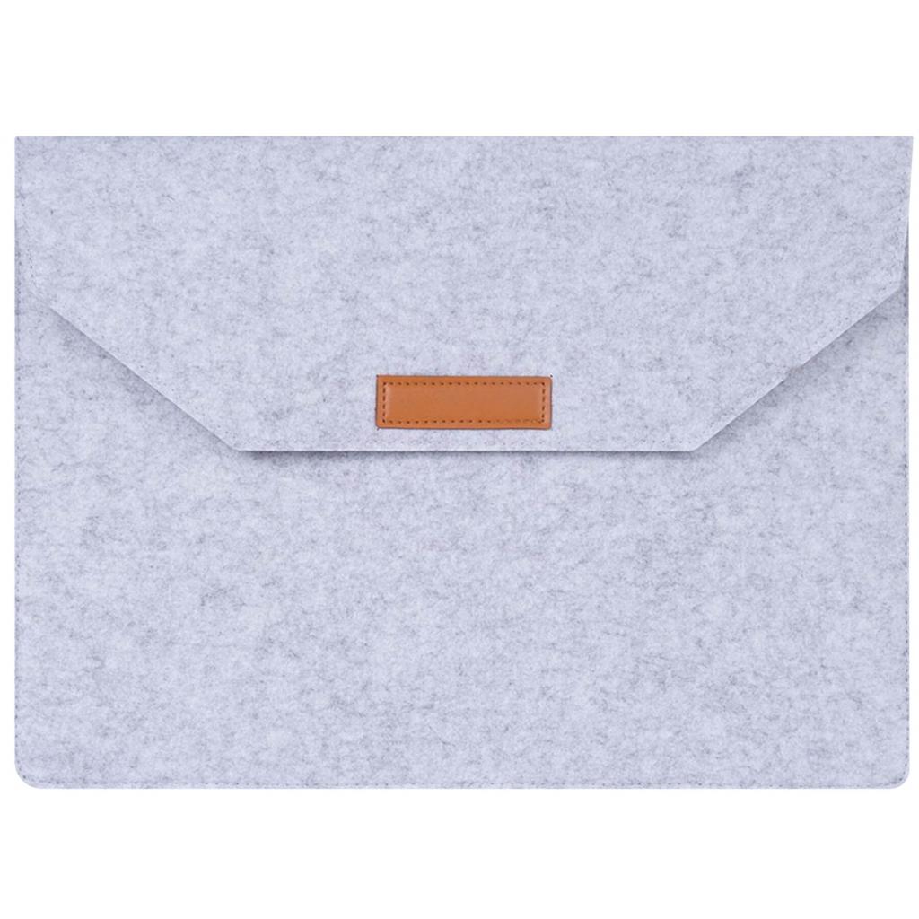 Чохол до ноутбука AirOn 13,3" Premium Grey (4822356710620) - зображення 1