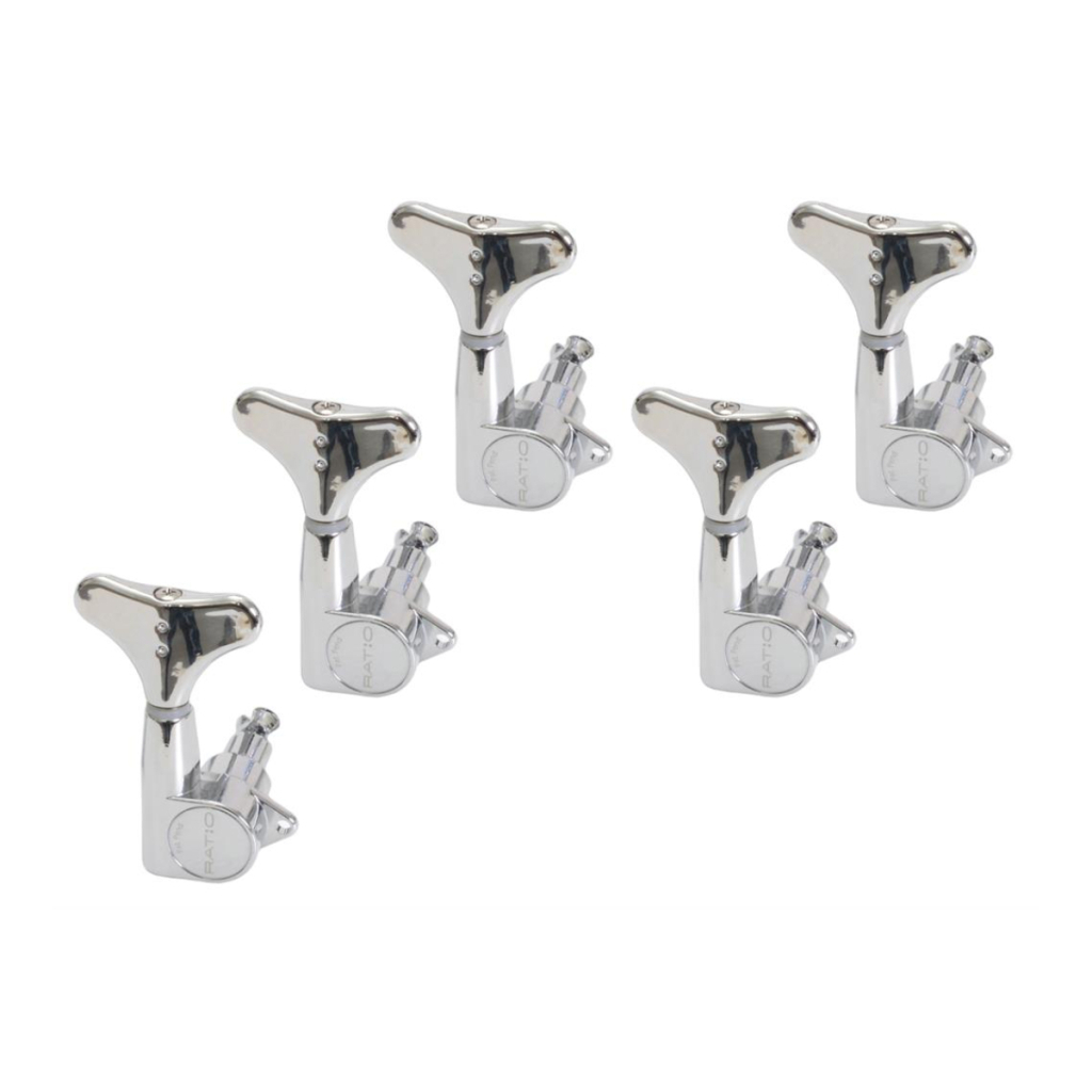 Кілки для гітари Graph Tech PRB-5500-C0 Bass Ratio 2 + 3 Y Key Chrome (235535) - зображення 3