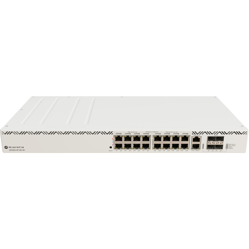 Комутатор мережевий Mikrotik CRS320-8P-8B-4S+RM - изображение 3
