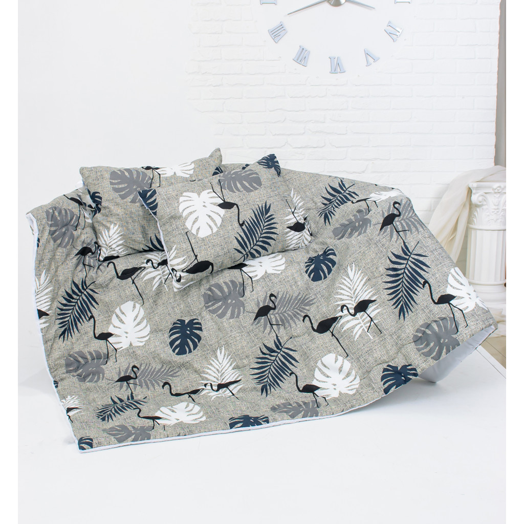 Ковдра MirSon Набір Tencel Зима №3697 Print Line Montane + 2 подушки середні 200х220+2х50х70 (2200004848280) - зображення 3