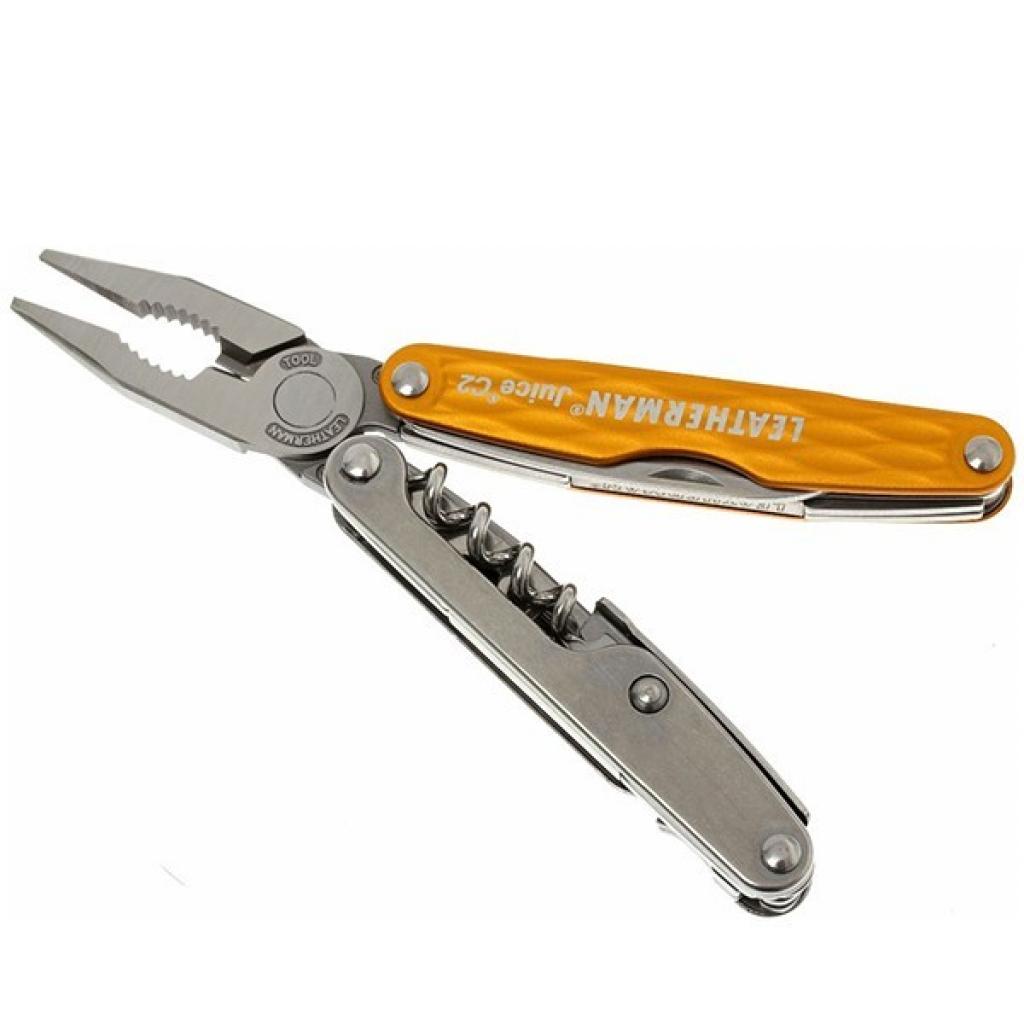 Мультитул Leatherman Juice C2 - SUNRISE YELLOW, зі шкіряним чохлом, подар. коробка (831979) - зображення 7