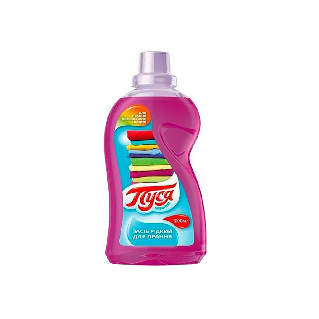 Гель для прання Пуся Для кольорових тканин 1 л (4820096032602) - зображення 1