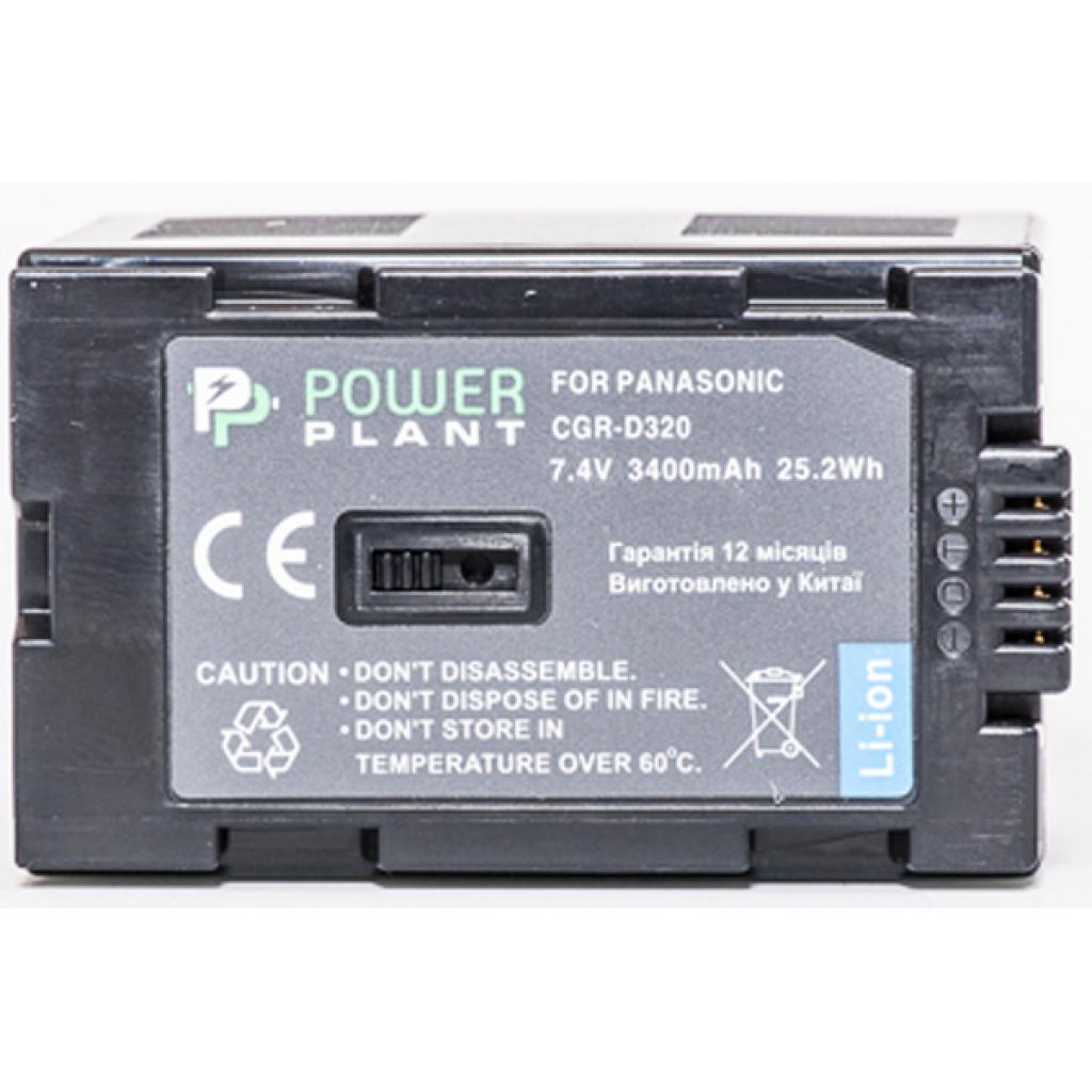 Акумулятор до фото/відео PowerPlant Panasonic D320, D28S (DV00DV1094) - изображение 2