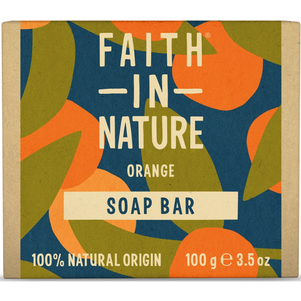Тверде мило Faith in Nature Натуральне З апельсином 100 г (5013575111113) - изображение 1