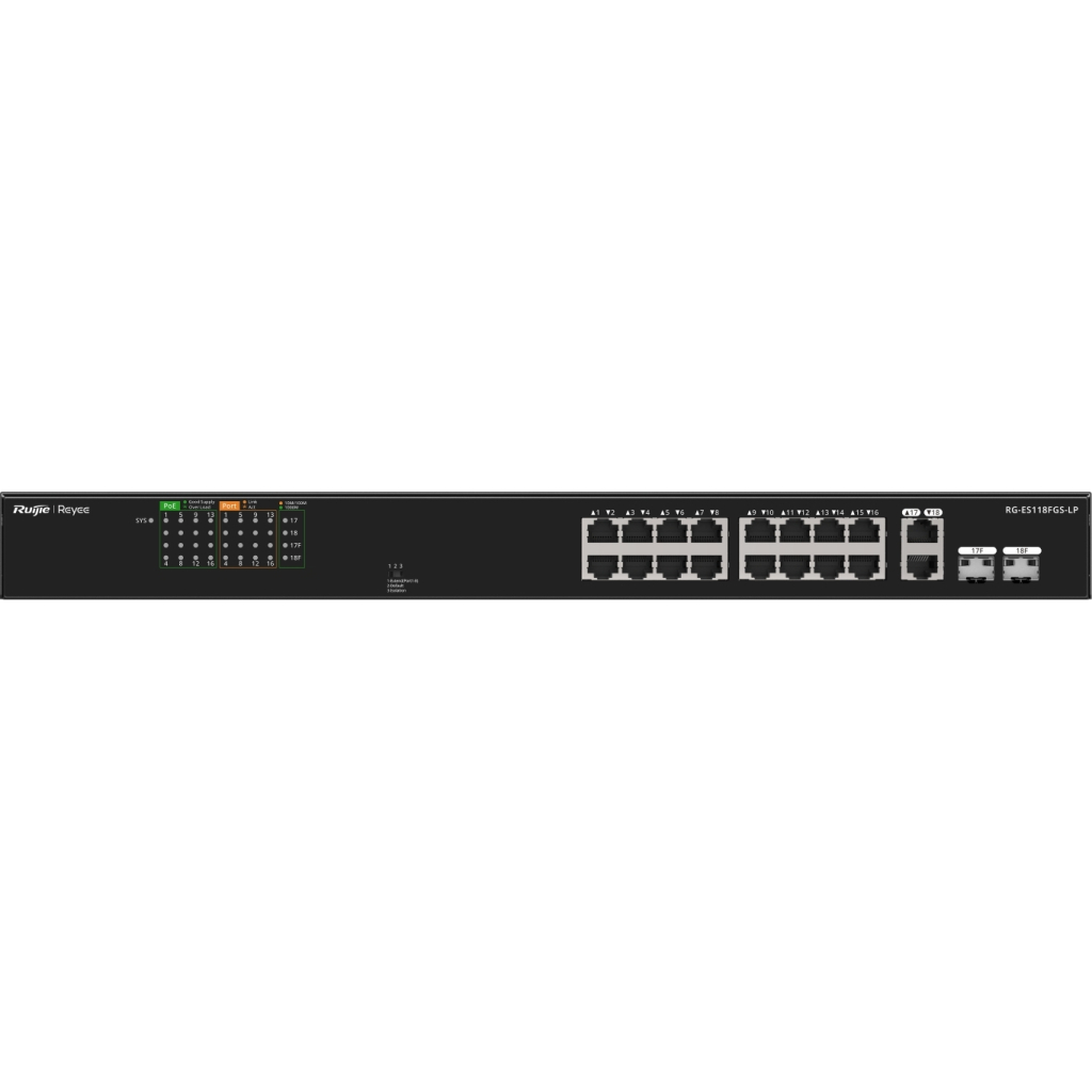 Комутатор мережевий Ruijie Networks RG-ES118FGS-LP - изображение 8