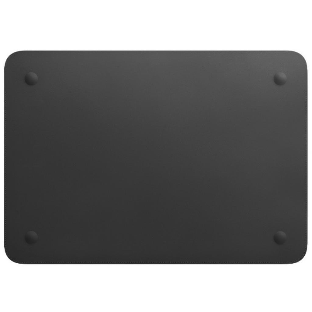 Чохол до ноутбука Apple 16" MacBook Pro, Leather Sleeve, Black (MWVA2ZM/A) - зображення 2