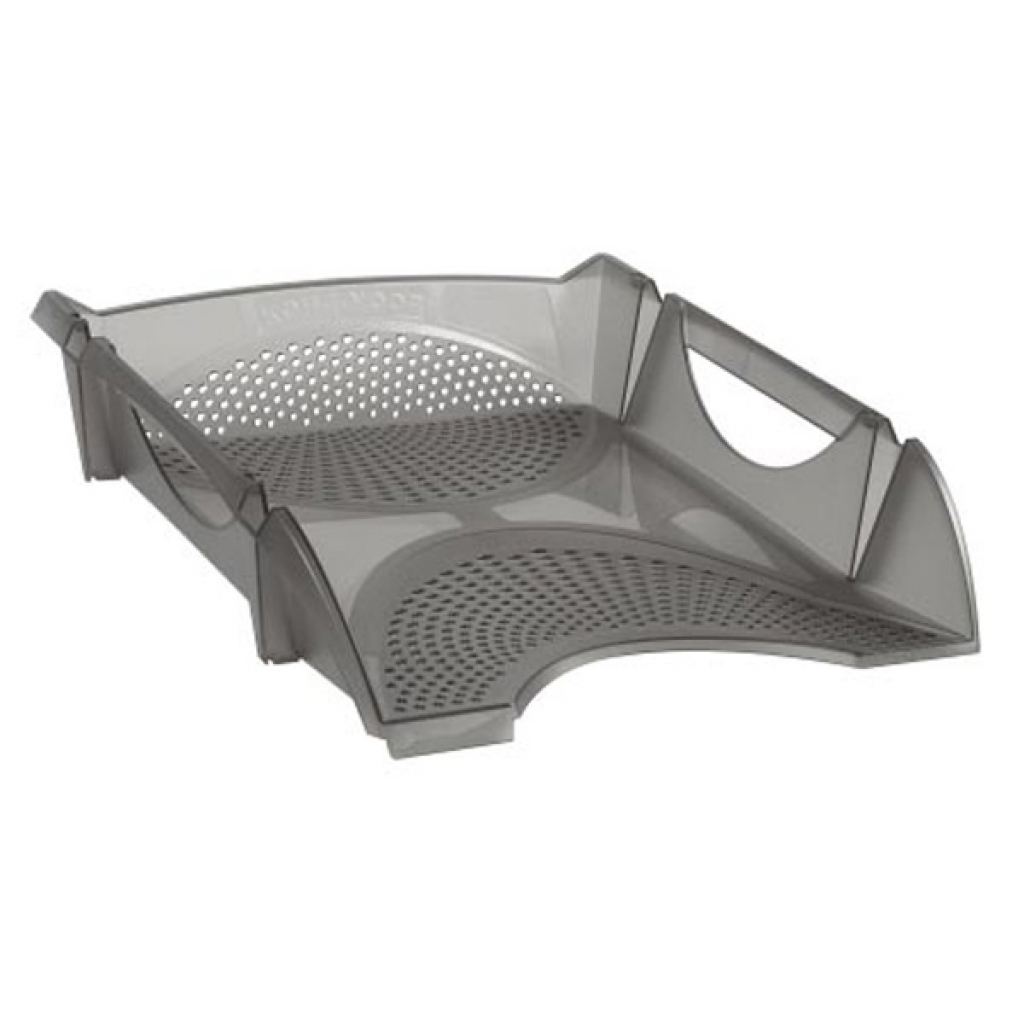 Лоток для паперів Koh-i-Noor horizontal, transparent black (754144) - зображення 1