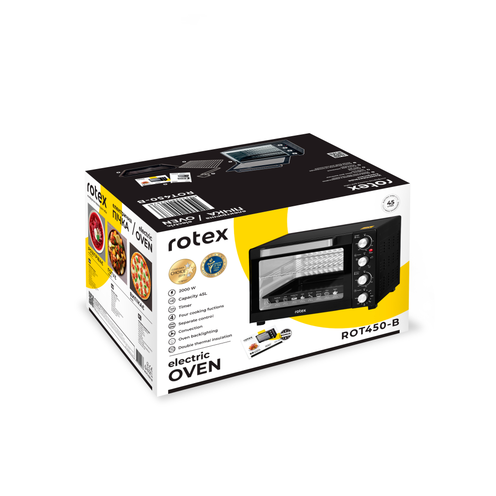 Електропіч Rotex ROT450-B - зображення 12