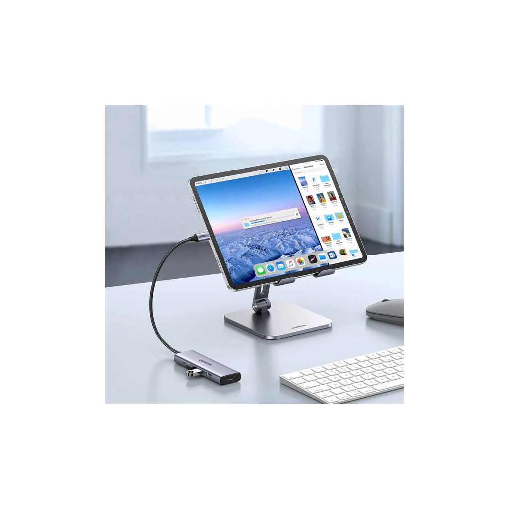Порт-реплікатор UGREEN Dock CM511 5in1 USB3.1 Type-C --> HDMI 60Hz/3xUSB-А 3.0/Type-C/PD 100W (15597) - зображення 4