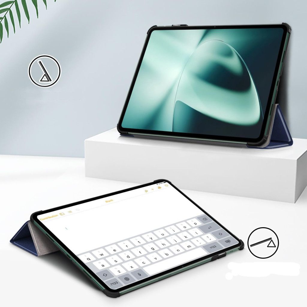 Чохол до планшета BeCover Smart Case Oppo Pad Neo (OPD2302)/ Oppo Pad Air2 11.4" Deep Blue (710742) - зображення 8