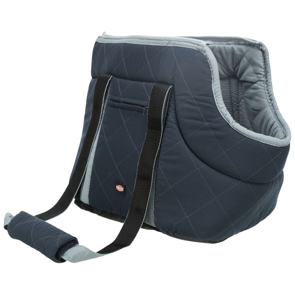 Переноска для тварин Trixie Viktoria 26х29х50 см Темно-синя (4011905362311) - изображение 1