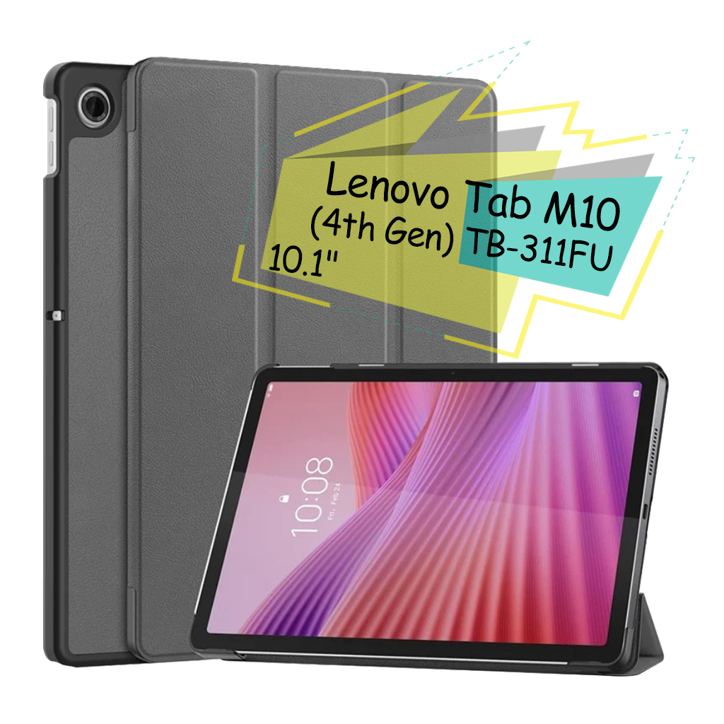 Чохол до планшета BeCover Smart Case Lenovo Tab M10 (4th Gen) TB-311FU 10.1" Gray (713109) - зображення 1