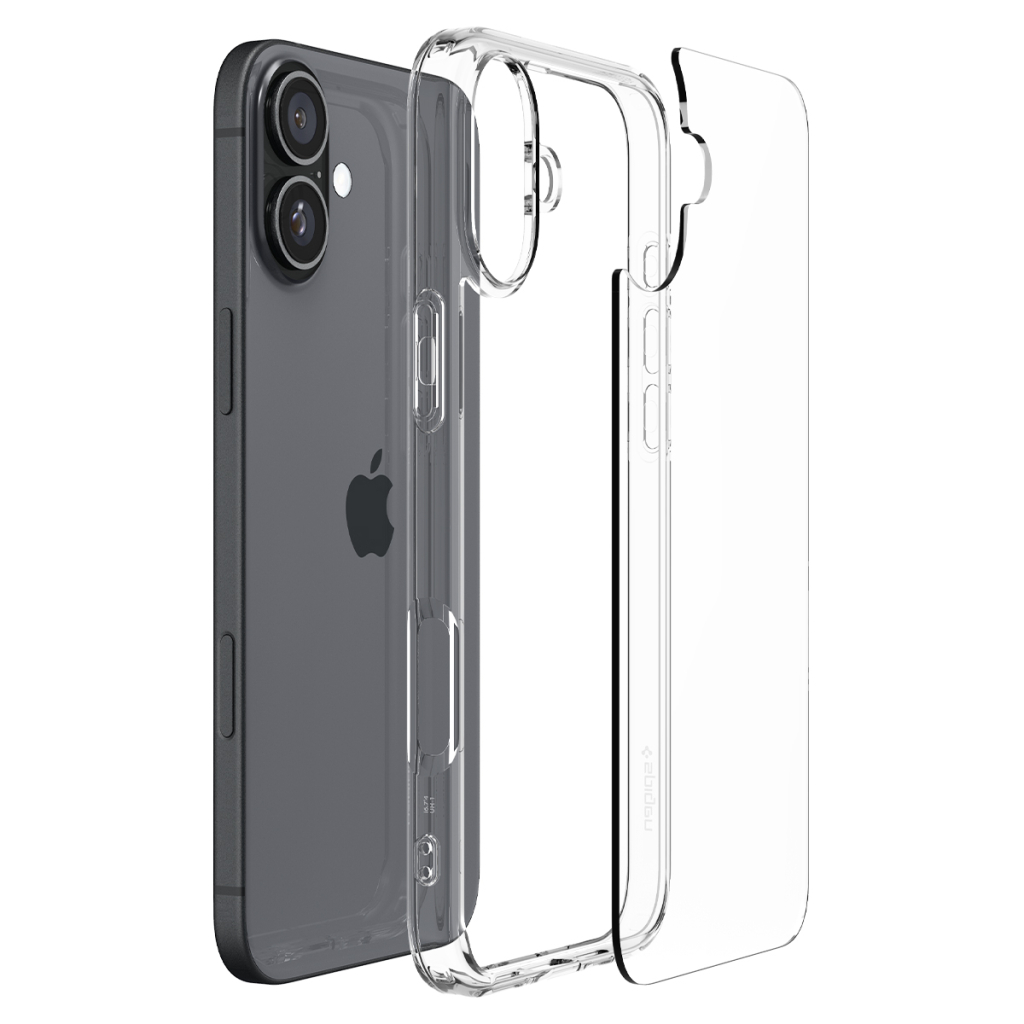 Чохол до мобільного телефона Spigen iPhone 16 Ultra Hybrid Crystal Clear (ACS08197) - зображення 4