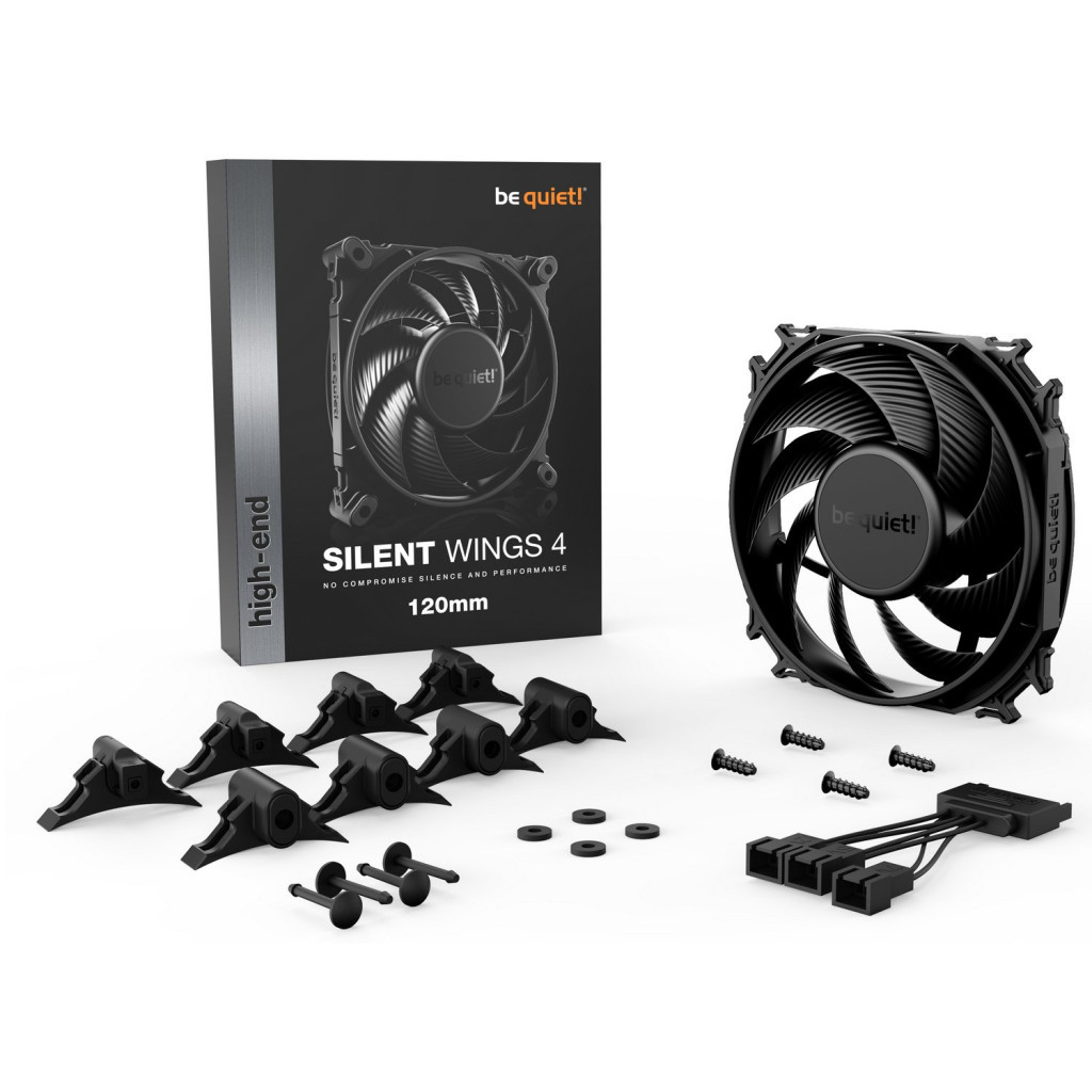 Кулер до корпусу Be quiet! Silent Wings 4 120mm (BL092) - зображення 4