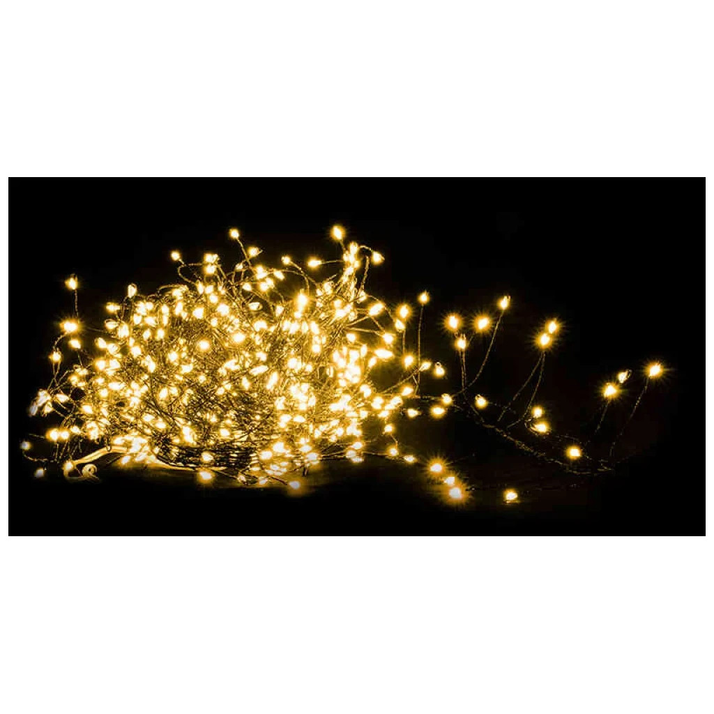 Гірлянда Luca Lighting кластер чорна струна теплий білий 8 м (8718861852905) - зображення 3