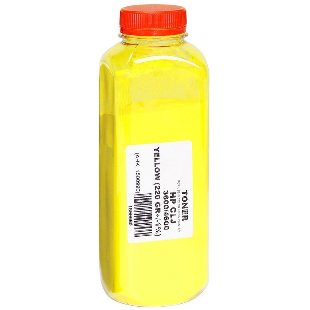 Тонер HP CLJ 4600/4650, Canon LBP-2510/5500, 220г Yellow AHK (1500990) - зображення 1