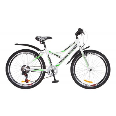 Велосипед Discovery 24" FLINT 2018 14G Vbr рама-14" St біло-зелений (OPS-DIS-24-084) - зображення 1