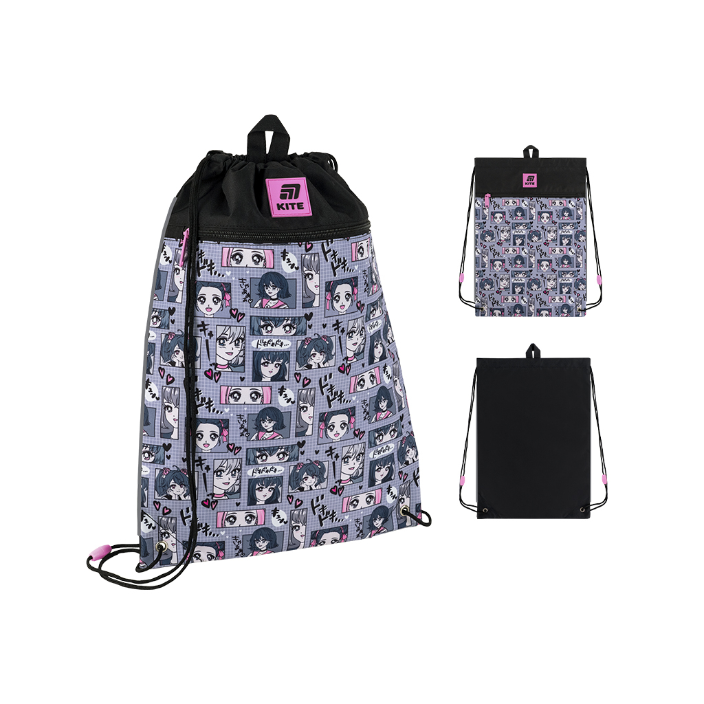 Сумка для взуття Kite 601M Anime Girl (K25-601M-9) - изображение 1