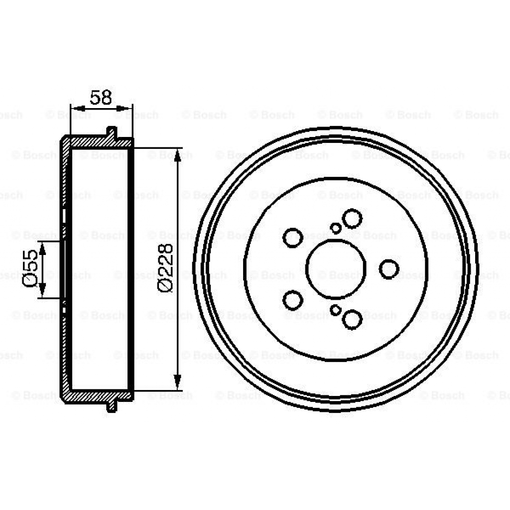 Гальмівний барабан Bosch 0 986 477 140 - изображение 1