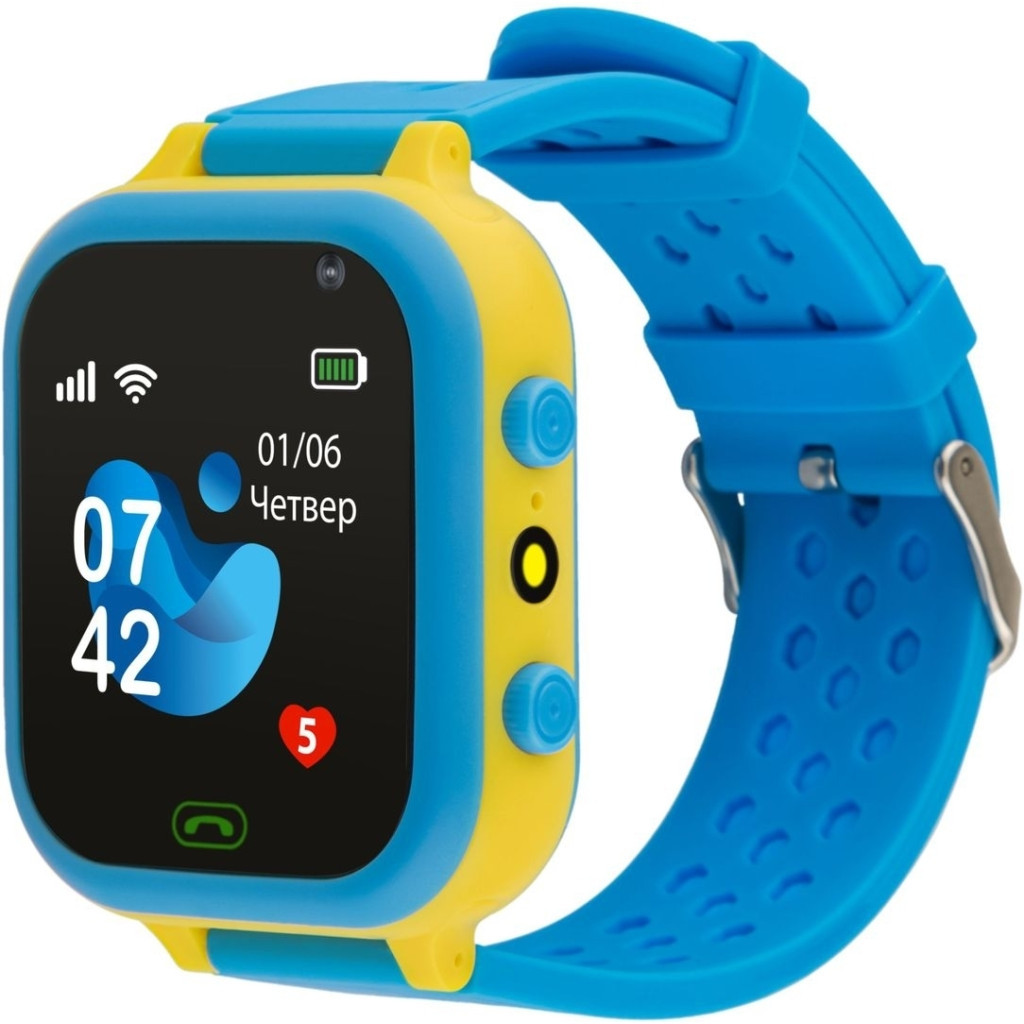 Смарт-годинник Amigo GO009 Blue Yellow (996383) - зображення 1