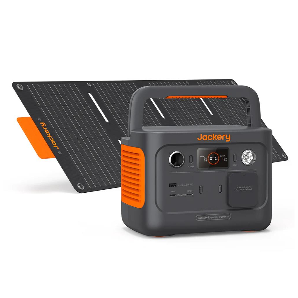 Зарядна станція Jackery Explorer 300 Plus + SolarSaga 40 (300PLS) - зображення 1