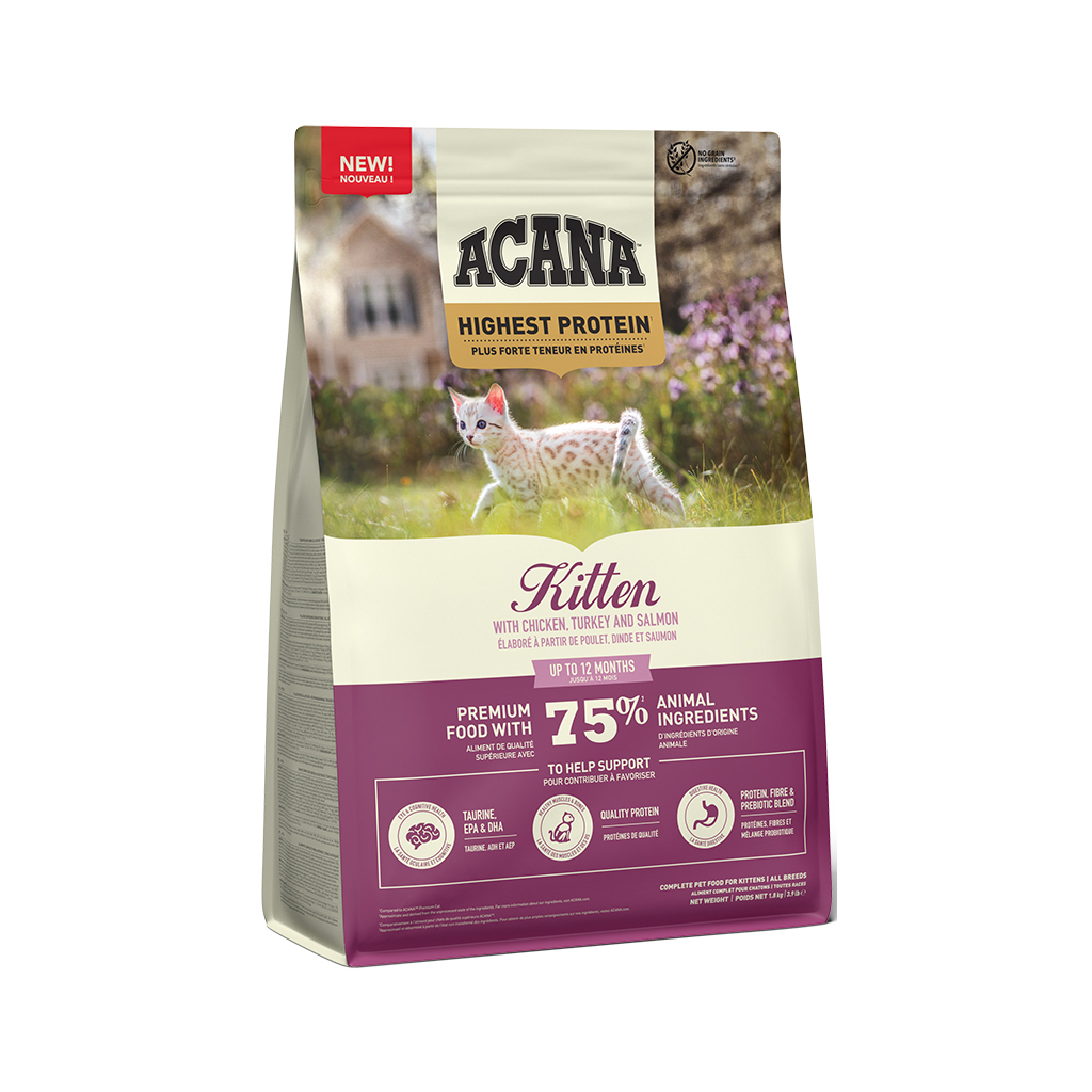 Сухий корм для кішок ACANA Highest Protein Kitten Recipe 1.8 кг (0064992723255) - зображення 2