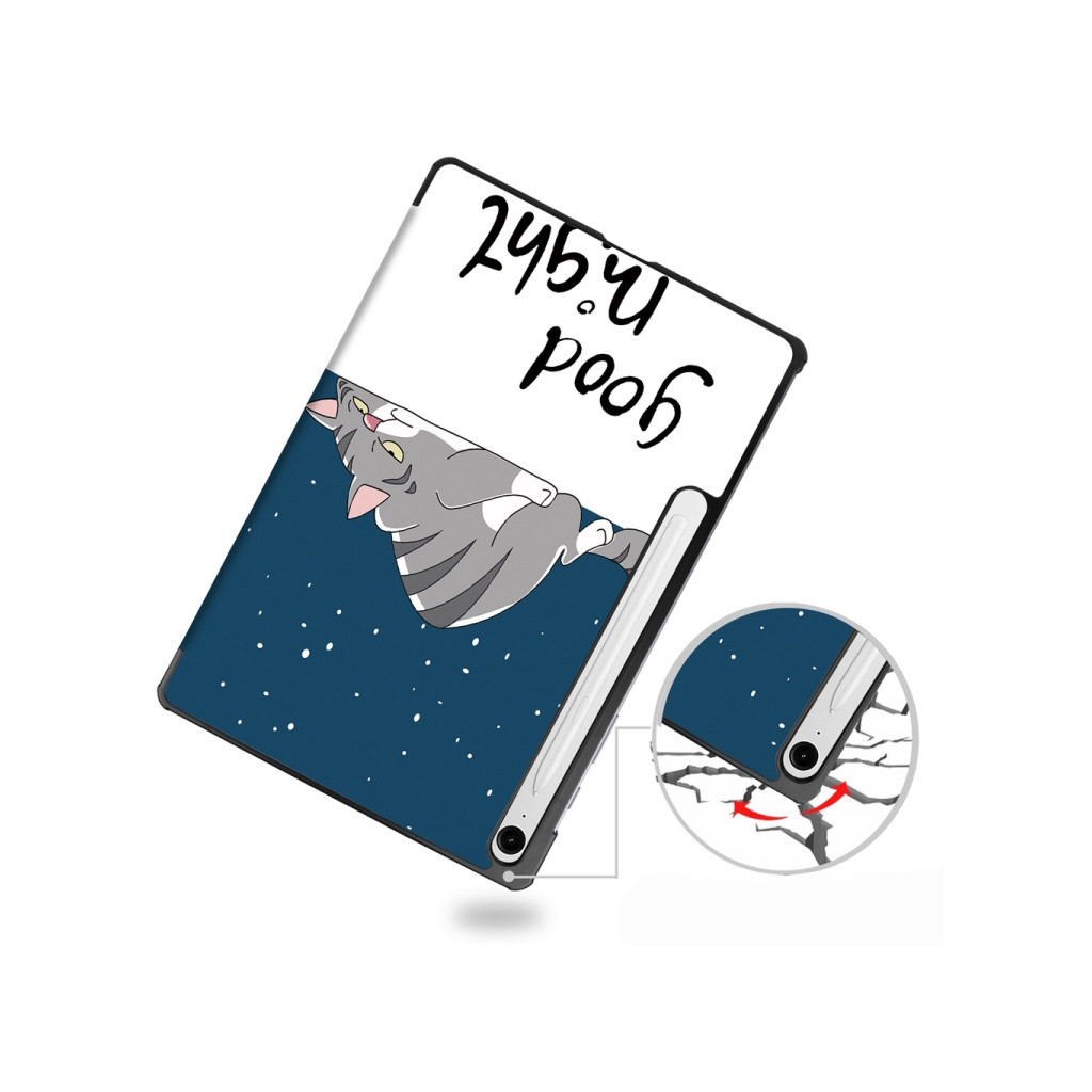 Чохол до планшета BeCover Smart Case Samsung Tab S9 (SM-X710/SM-X716)/S9 FE (SM-X510/SM-X516B) 11.0" Good Night (710418) - зображення 6