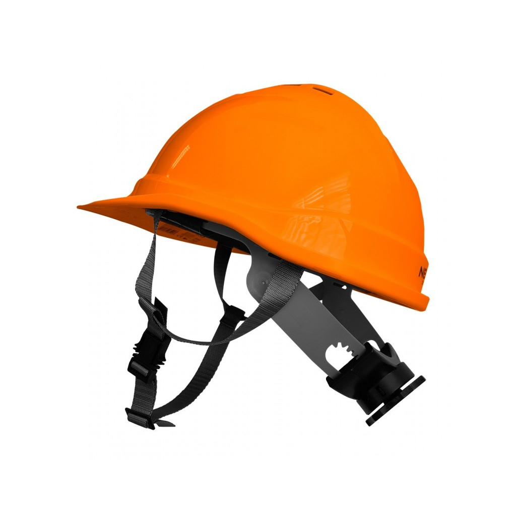 Каска захисна Neo Tools пластик ABS, пряжка для регулювання, помаранчева (97-225) - зображення 2
