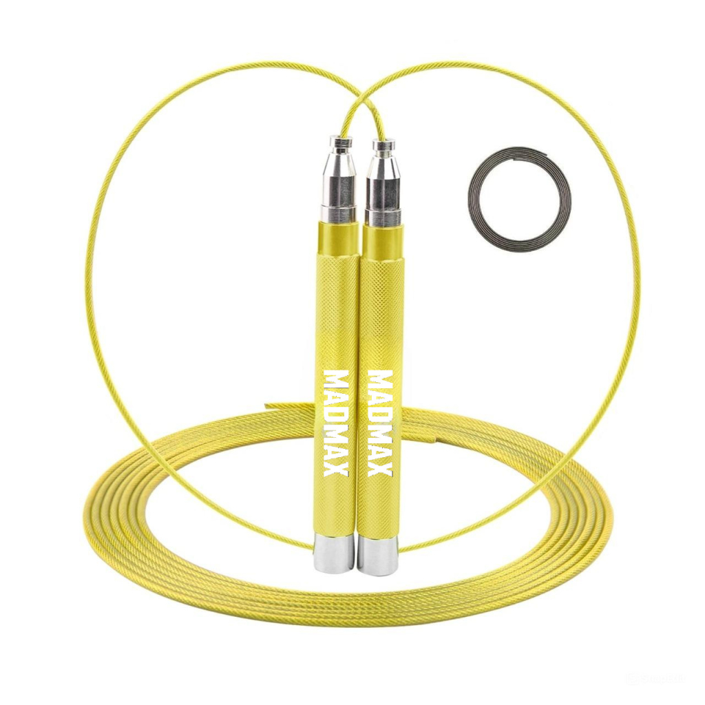 Скакалка MadMax MFA-286 Speed jump rope швидкісна Жовта (MFA-286-YEL-U) - зображення 1