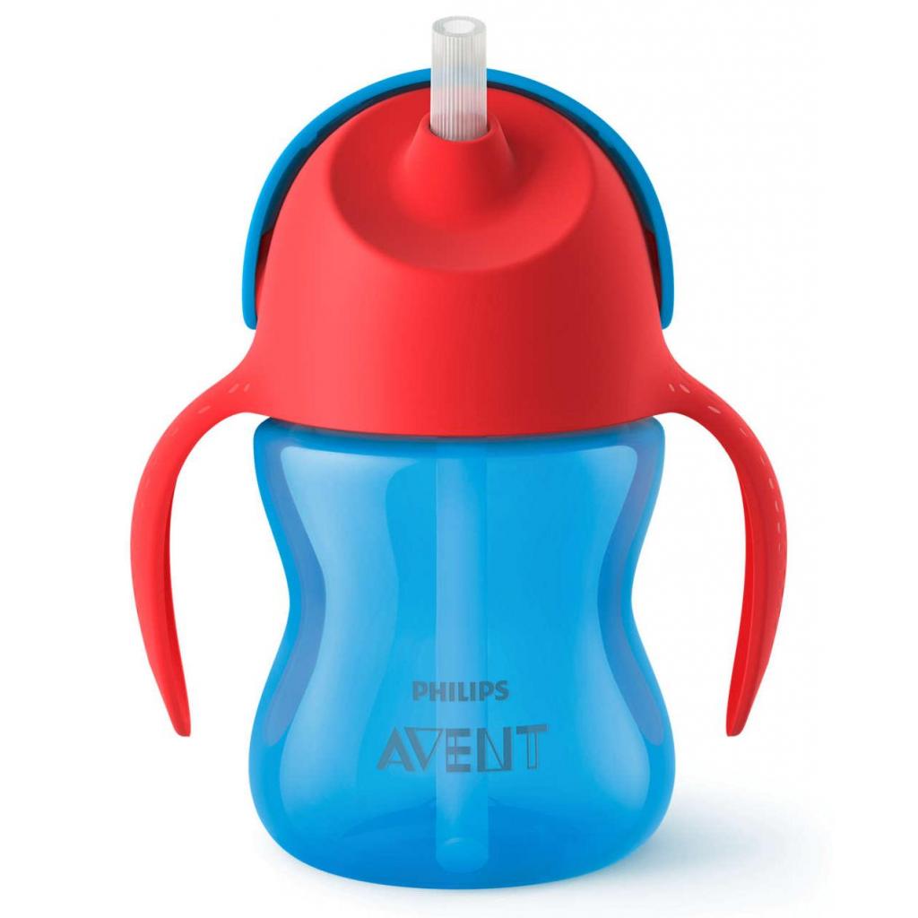 Поїльник-непроливайка Philips AVENT з трубочкою 210 мл 9 міс+, синій (SCF796/01) - зображення 2