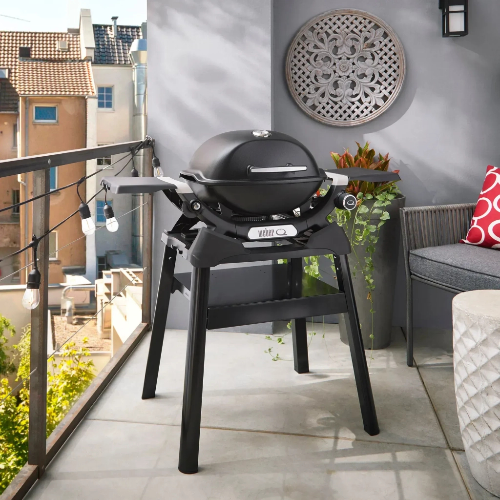 Гриль-барбекю Weber Q1200N з підставкою Black (1501085) - зображення 4