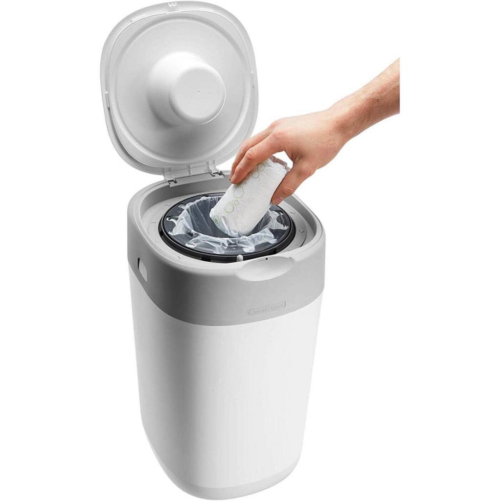 Накопичувач підгузників Tommee Tippee Twist and Click - Cotton White (5010415510013) - зображення 3