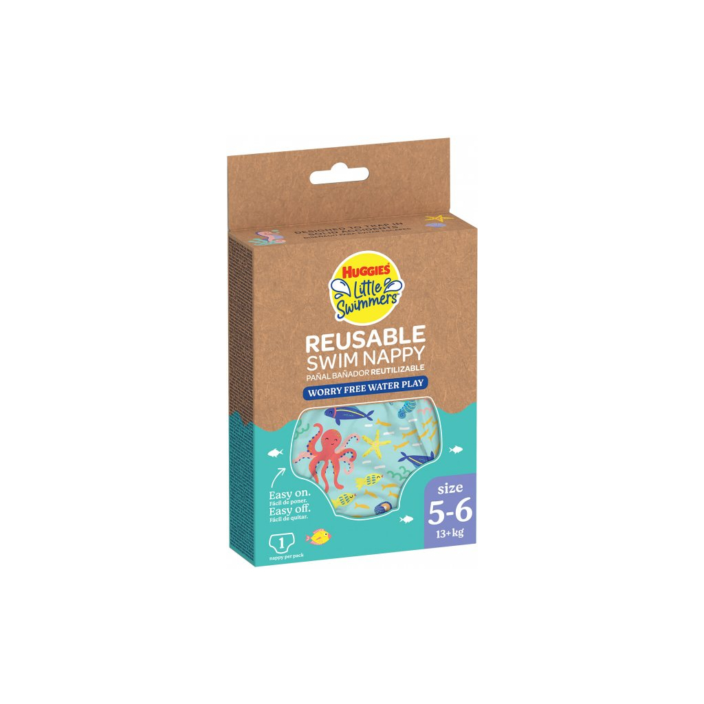 Підгузки Huggies Little Swimmers Розмір 5-6 багаторазові для плавання 1 шт (5029053583068) - зображення 2