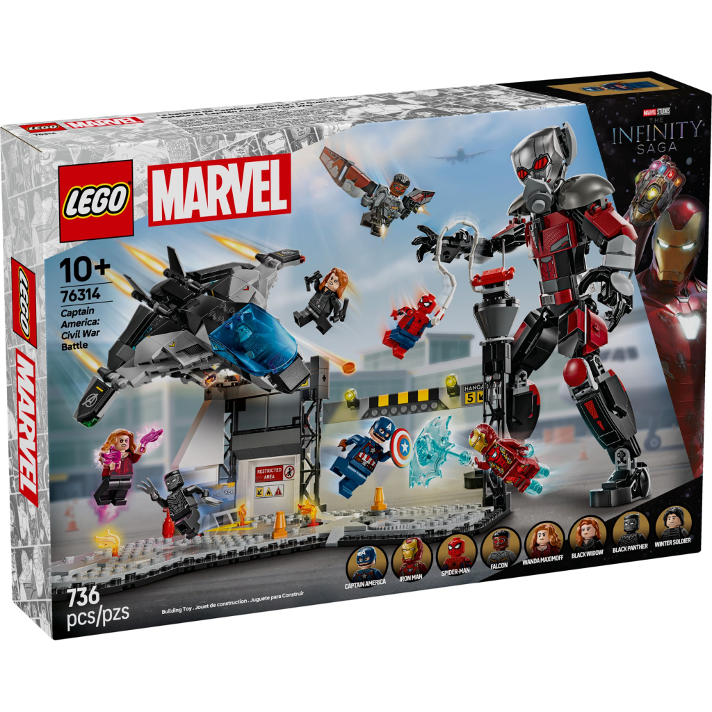 Конструктор LEGO Super Heroes Перший месник: Протистояння Пригодницька битва (76314) - зображення 1