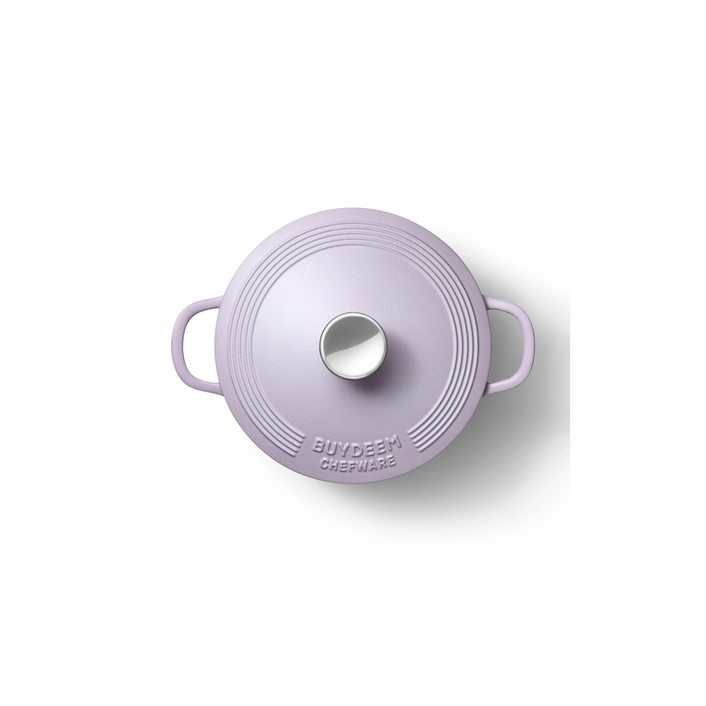 Гусятниця Buydeem CP521 Petal Purple чавунна емальована 2.9 л (CP521-PP) - зображення 4