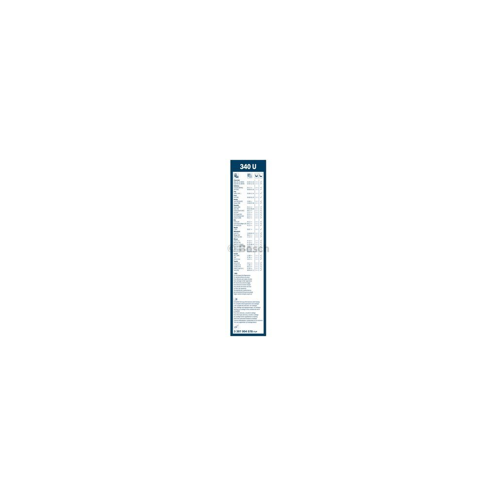 Щітка склоочисника Bosch 3397004578 (3 397 004 578) - зображення 3