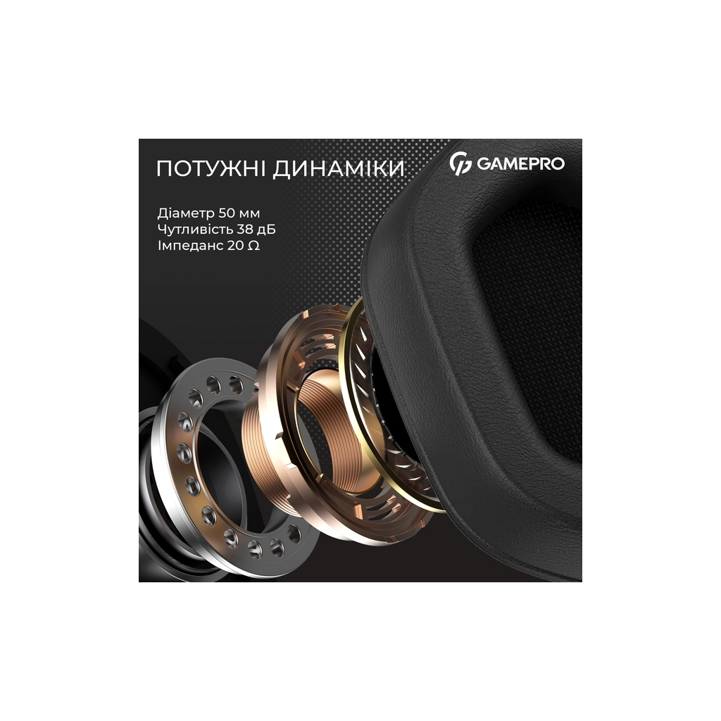Навушники GamePro Genesis Hunter White (HS1350W) - зображення 6